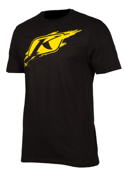 Klim Scuffed T-Shirt Schwarz/Gelb Logoprint