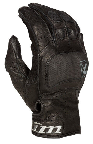 Klim Badlands Aero Pro Short Handschuh Leder Stealth Black