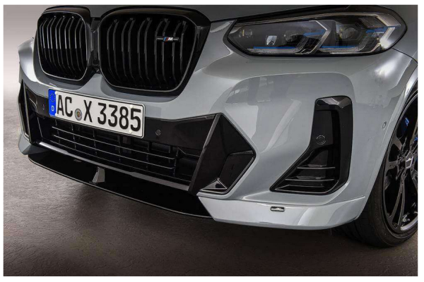 AC Schnitzer Frontspoiler Elemente für BMW iX3 G08 mit M Aerodynamikpaket