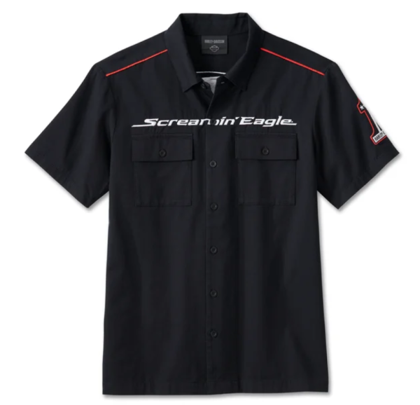 Harley Davidson Screamin' Eagle Shirt Herren Schwarz