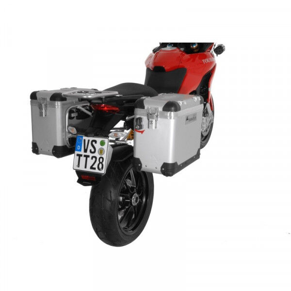 ZEGA Pro Koffersystem And-S mit Edelstahlträger für Ducati Multistrada 1200 bis '14