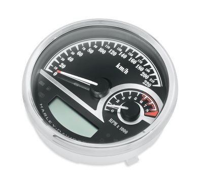 Harley Davidson Analoger Tachometer/Drehzahlmesser - 5" 74777-11B