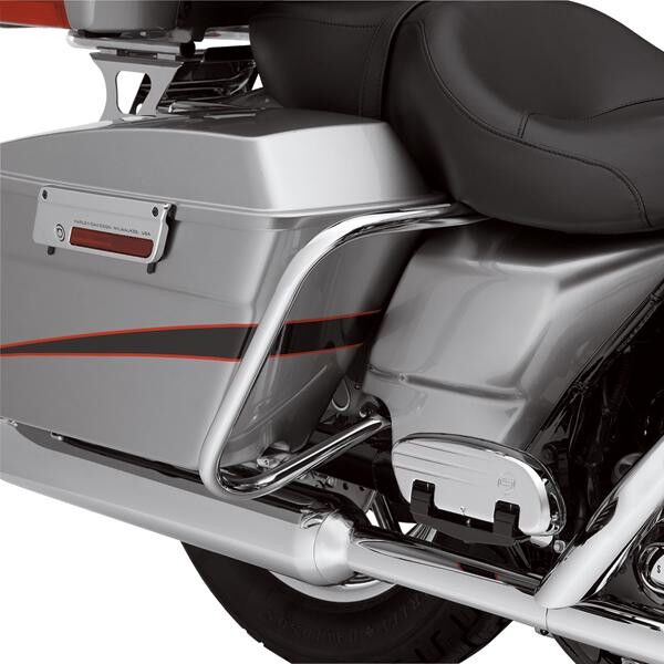 Harley Davidson Satteltaschen-Schutzbügel und Träger-Kit hinten 49291-07