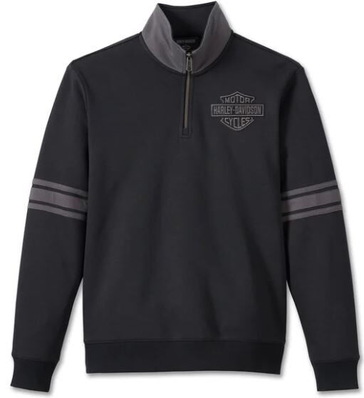 Harley Davidson Bar & Shield 1/4 Zip Sweatshirt für Herren