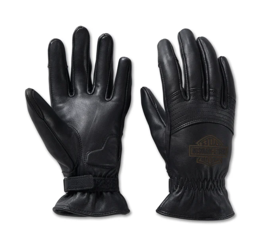 John Doe Adina Damen Lederhandschuh – Schwarz, Touchscreen, Rindsleder, Motorradhandschuh Mit Schutz