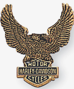 Harley Davidson Selbstklebende Medaillons und Sissy Bar Bügel-einsätze 91811-85