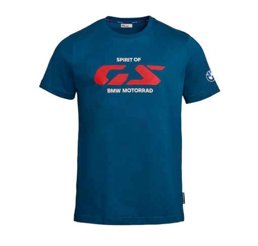 BMW Motorrad Herren T-Shirt Spirit of GS Logo Blau