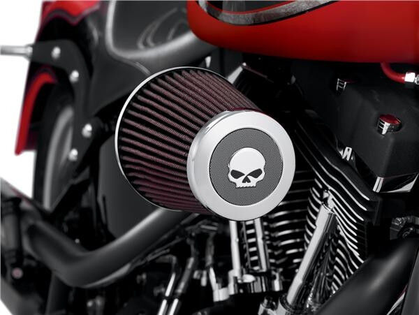 Harley Davidson Screamin' Eagle Heavy Breather Zierendkappe - Willie G™ Skull 28720-10