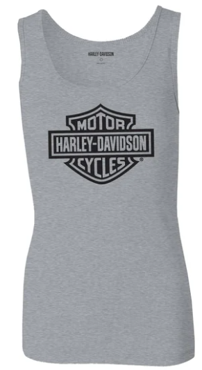 Harley Davidson Ultra Classic Bar & Shield Ribbed Tank für Damen