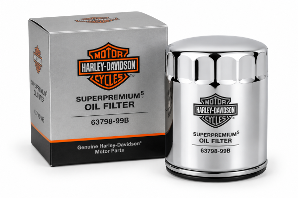 Harley Davidson SuperPremium5 Ölfilter - 5 Mikron 63798-99B