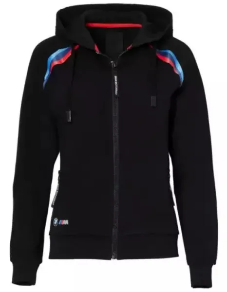 BMW Motorrad Zip-Hoodie Damen Motorsport Schwarz