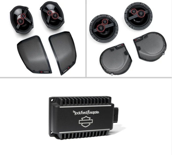 Harley Davidson Audio Rockford Fosgate Stage III 4 Lautsprecher-Kit