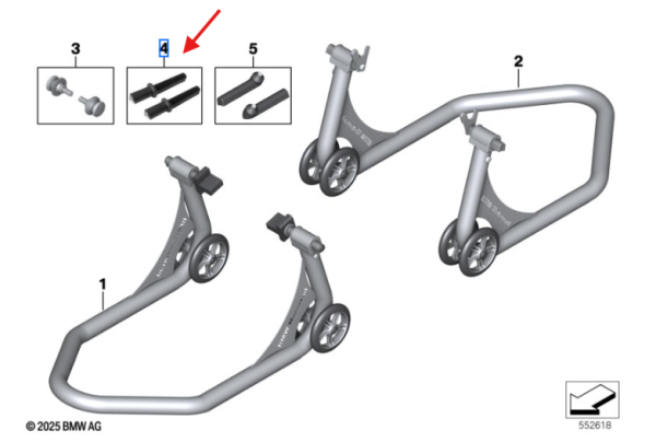 BMW Adapter für Montageständer