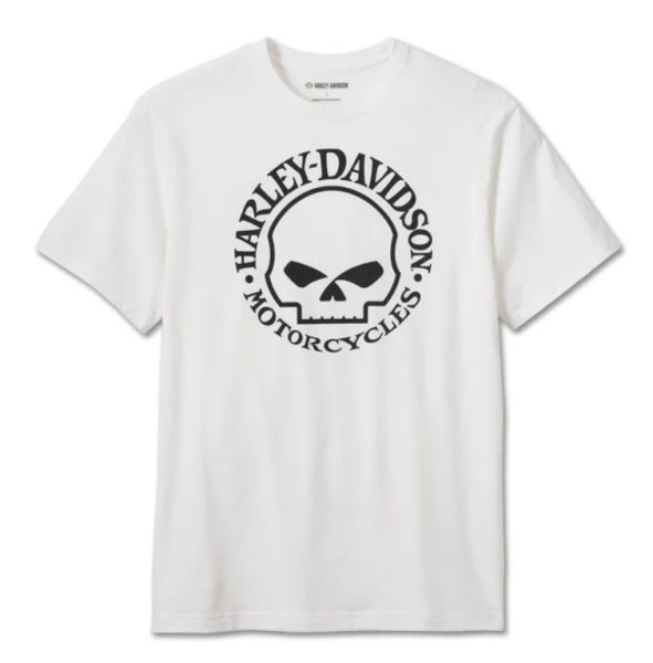 Harley Davidson Willie G Skull Tee für Herren - White