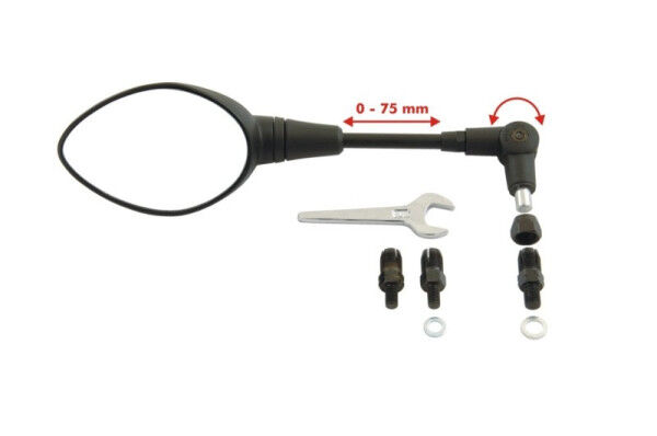Rückspiegel klappbar, längenverstellbar für links und rechts geeignet für BMW F650GS/ F650GS Dakar/
