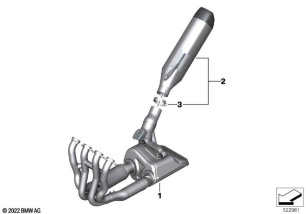 BMW Motorrad Satz Akrapovic Sportschalldämpfer S1000R/RR