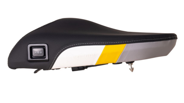 Komfortsitzbank "Style yellow grey" Fresh Touch Sozius beheizt für BMW R1300GS