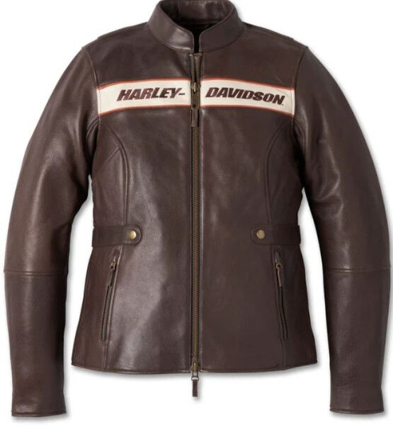 Harley Davidson Victory Lane Lederjacke für Damen