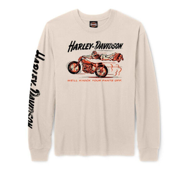 Harley Davidson Knock Your Pants Off Long Sleeve Tee für Herren