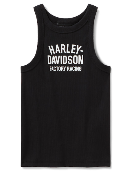 Harley Davidson Factory Racing Fanwear Racer Tanktop für Damen - Harley Black