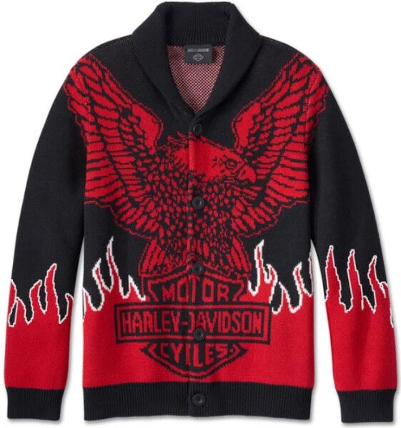 Harley Davidson Eagle Cardigan für Herren