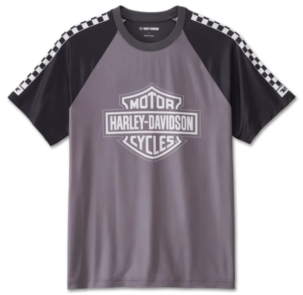 Harley Davidson Herren Bar&Shield T-Shirt Grau