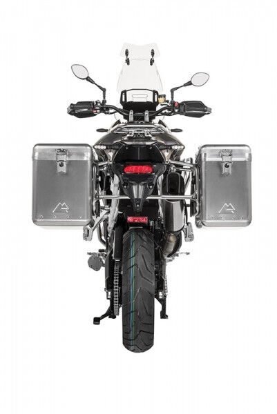 ZEGA Mundo Koffersystem 38/45 Liter mit Edelstahlträger für Triumph Tiger 900 Rally