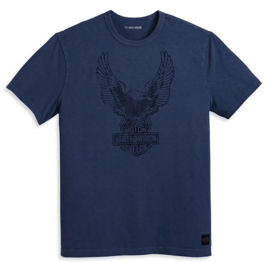 Harley Davidson Road Captain T-Shirt für Herren - Grey Blue