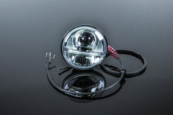 CSC LIGHT BOMB 5,5" BI-LED Scheinwerfer Chrom Harley-Davidson Sportster