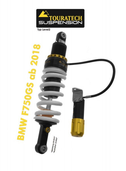 Touratech Suspension Federbein für BMW F750GS ab 2018 Typ Level2