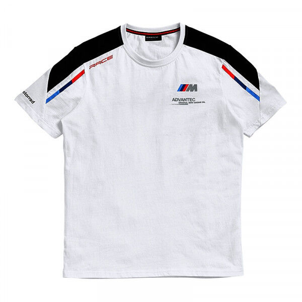 BMW T-Shirt Motorsport Herren Weiß Baumwolle