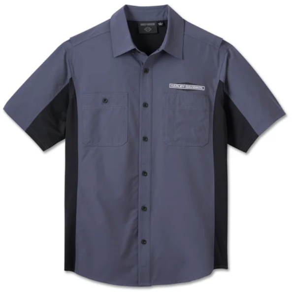 Harley Davidson TECH Milwaukee Short Sleeve Shirt Herren