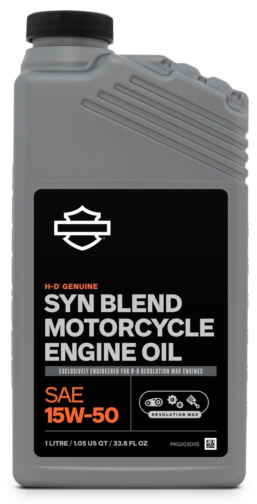 Harley Davidson Genuine SYN Blend 15W50 Motoröl 1 Liter | Öl | Öle