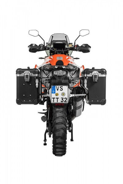 ZEGA Evo X Sondersystem And-Black mit Edelstahlträger KTM 1050/1090/1190/Adventure, 1290 Super Adven