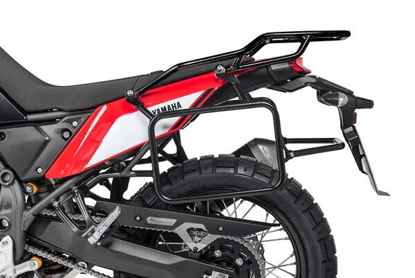 Kofferträger Edelstahl, schwarz für Yamaha Tenere 700