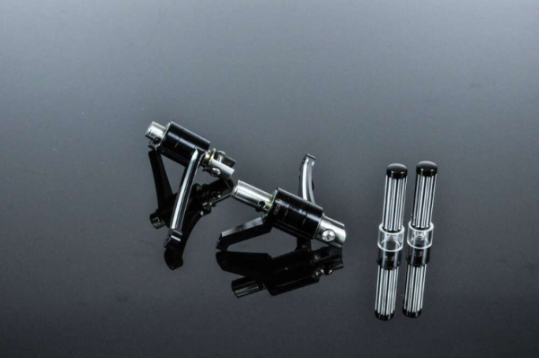 CSC vorverlegte Fussrasten-Anlage MILLED STYLE Harley-Davidson Sportster 2004-2016