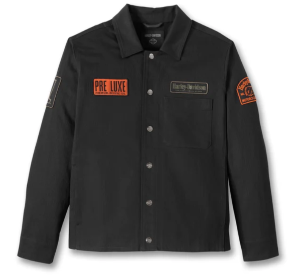 Harley Davidson Working Man Overshirt Schwarz