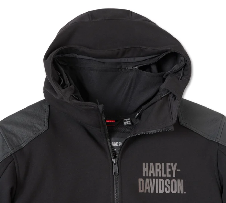 ハーレーダビッドソン Willie G Skull JKT M Willie G Skull Graphic Deflector 2.0 Hooded Riding Fleece | Harley