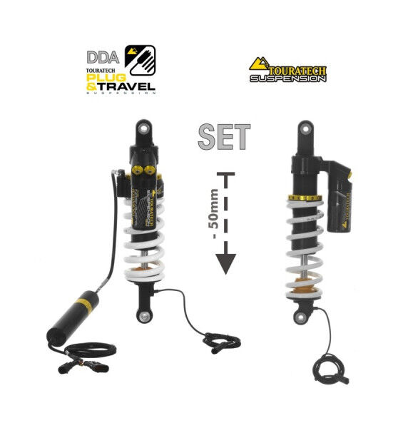 Touratech Suspension FAHRWERKSET Plug & Travel Tieferlegung -50mm BMW R1200GS/R1250GS ab 2017