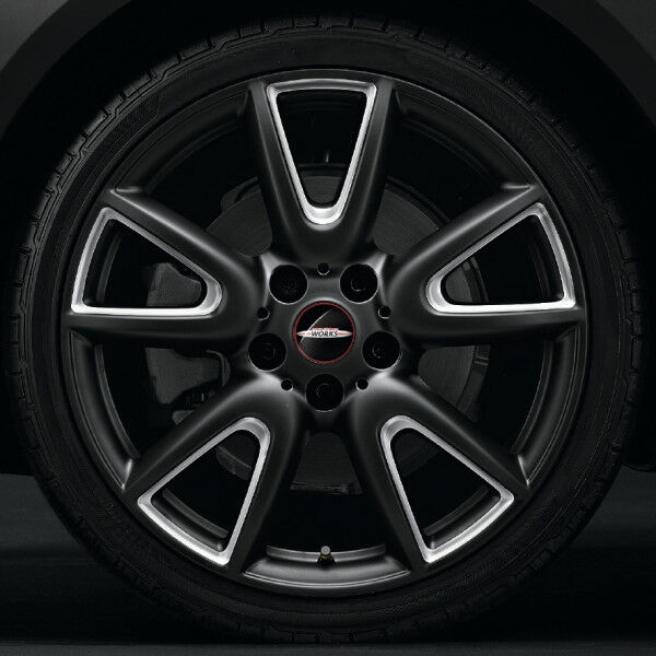 MINI Kompletträder JCW Double Spoke Schwarz matt glanzgefräst JCW 534