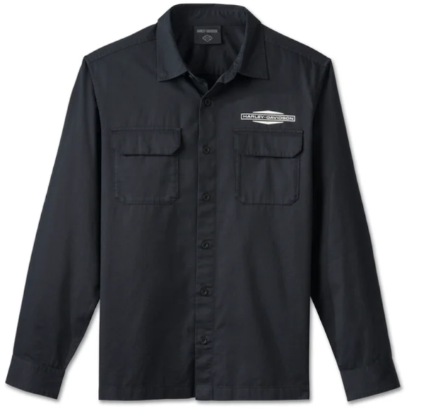 Harley Davidson Wrench Crew Mechanics Long Sleeve Shirt Herren