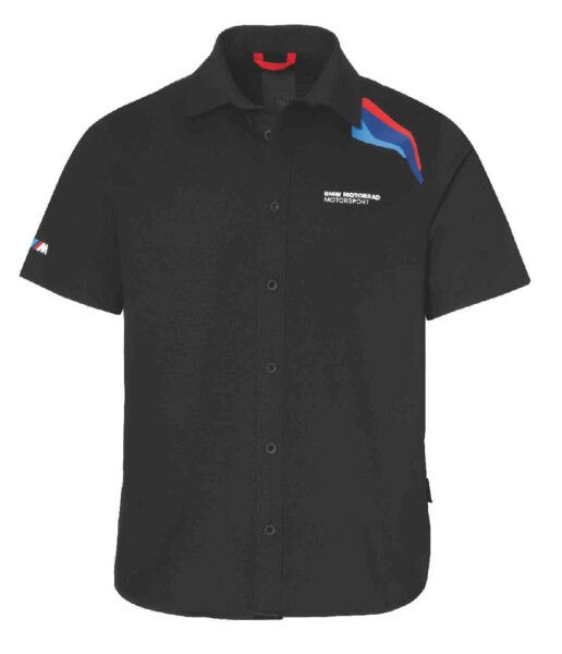 BMW Kurzarm Hemd Herren Motorsport Schwarz