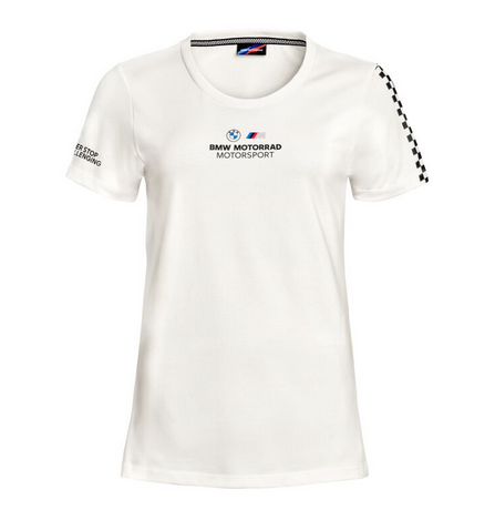 BMW Motorrad T-Shirt Motorsport Damen Weiß