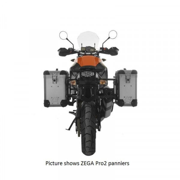 ZEGA Pro Koffersystem mit Edelstahlträger für KTM 1050 / 1090 Adventure/ 1290 Super Adventure/1190 A