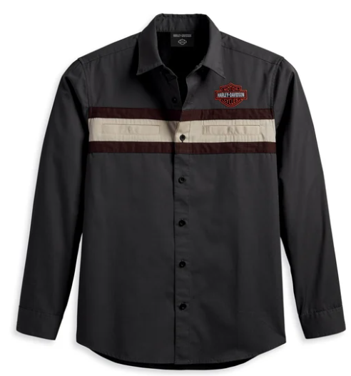 Harley Davidson Performance Shirt für Herren - Colorblock-Design