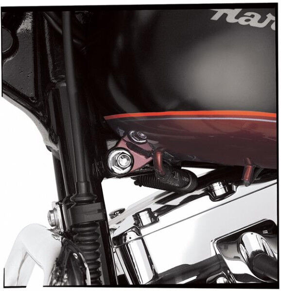 Harley Davidson Kraftstofftankbefestigungen vorn - Chrom 62965-01