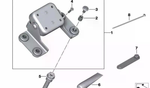 BMW Motorrad F800GS Halterung Klemmung Navigator