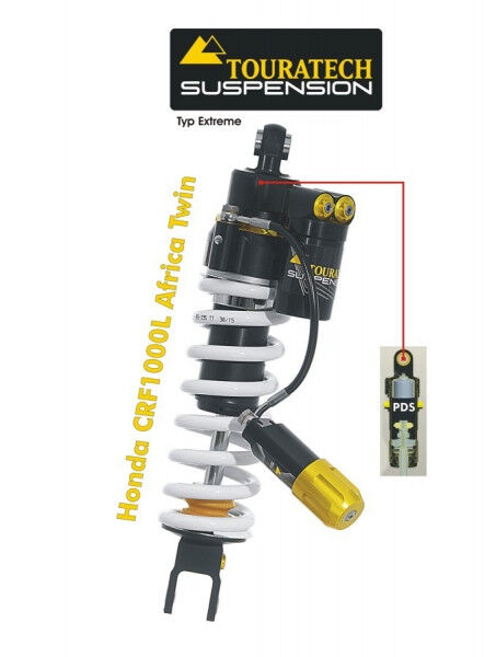 Touratech Suspension Federbein für Honda CRF1000L Africa Twin (2015-2017) Typ Extreme