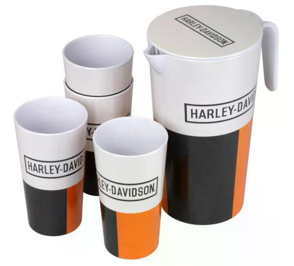 Harley Davidson Retro Block Krug-Set