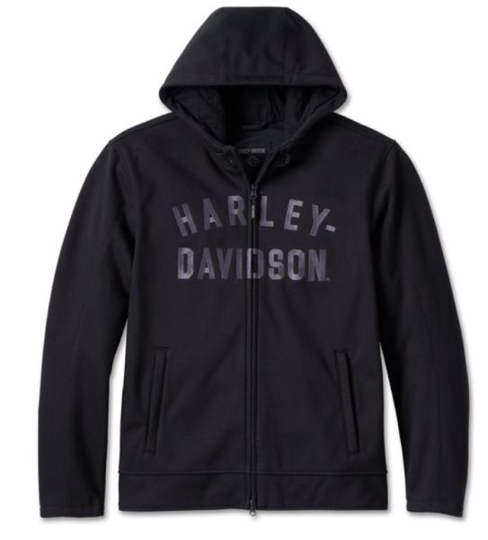 Harley Davidson Deflector Hooded Riding Fleece Herren